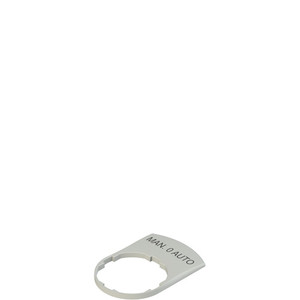 Pizzato VE TF32H91GB12 Grey Label for Laser Engraving - Durable & Customizable