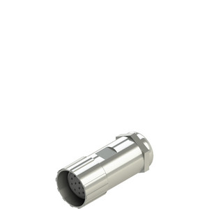 Pizzato VF CBSM19TC07 M23 Straight Metallic Female Connector, 19 Poles, Crimp Connection, No Cable