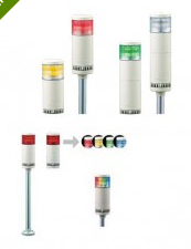 Patlite LME-102FBW-Q1+FB120 - LME-102FBW-Q1