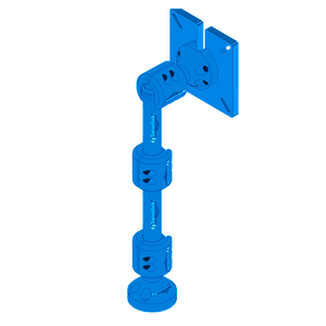 Swivellink AFSB-1044-9 monitor (vesa 75mm & 100mm) std single arm kit w/ 4" links Swivellink AFSB-1044-9 monitor (vesa 75mm & 100mm) std single arm kit w/ 4" links