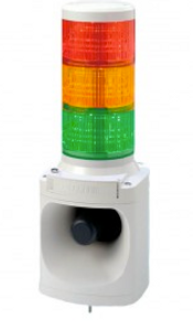 Patlite Signal Tower with Horn LKEH-302FVUL-RYG