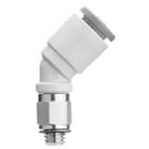 SMC KQ2K03-32A-X35 KQ2K Series Inch Size One-touch Fittings 45°Male Elbow With Gasket Seal