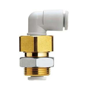 SMC KQ2LE12-00A-X35 KQ2LE Series Metric Size One-touch Fittings Bulkhead Male Elbow