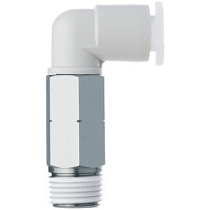 SMC KQ2W08-01GS KQ2W-G Series Metric Size One-touch Fittings Stainless Steel Extended Male Elbow Connection Thread R