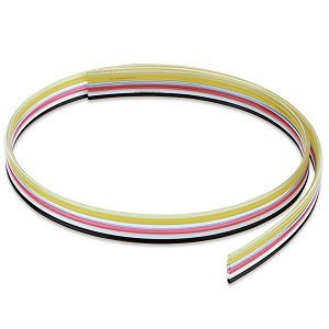 SMC TU0425-11F-X169 TU Series Polyurethane Flat Tubing Multi-core, Multi-color Specification