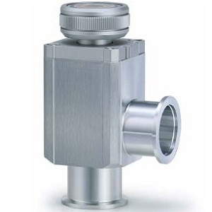 SMC XLH-16-XA XLH Series Aluminum High Vacuum Angle Valve Manual/Bellows Seal