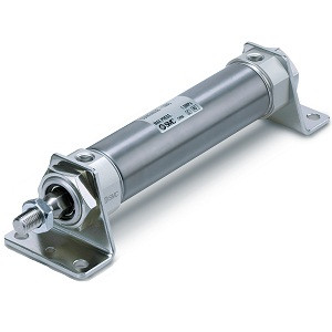 SMC 22-CM2G40TN-100FZ 21-/22-CM2-Z Series Copper,Fluorine And Silicon-free + Low Particle Generation Air Cylinder,Double Acting,Single Rod