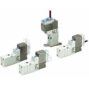 SMC SYJ312T-5GZ-M3-F SYJ300 Series 3 Port Pilot Solenoid Valve Rubber Seal Body Ported Single Valve