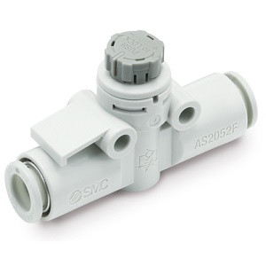 SMC 10-AS1002FG-07A 10-AS-FG Series Clean Series Speed Controller With One-touch Fittings Stainless Steel Series In-line Type