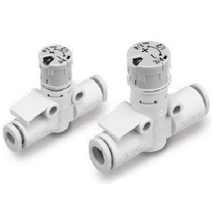 SMC 10-AS1002FS-06 10-AS-FSA Series Clean Series Compact Scale Speed Controller In-line Type