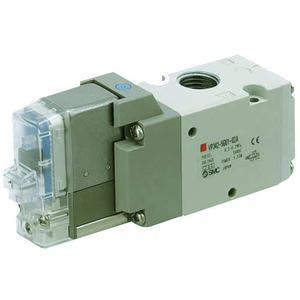 SMC VP542-3YZ1-02A-F VP300/500/700 Series 3 Port Solenoid Valve Rubber Seal Pilot Poppet Type Body Ported Single Unit