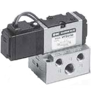 SMC 30-VFS2210-3DZ-02T VFS2000 Series 5 Port Pilot Operated Solenoid Valve Metal Seal, Non Plug-in Conforming To CSA Standard