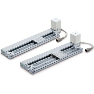 SMC LEMHT32UT-300 LEMH/HT Series Electric Actuator/Low Profile Slider Type Linear Guide Single Axis Type/Double Axis Type Step Motor (Servo 24 VDC)