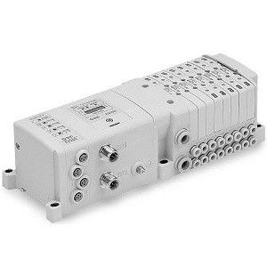 SMC SS0750-04C4N7SDZENN31-S S0700 Series Plug-in Type Stacking Base S Kit (Serial Transmission) EX250 (For Input/Output) Serial Transmission System Manifold