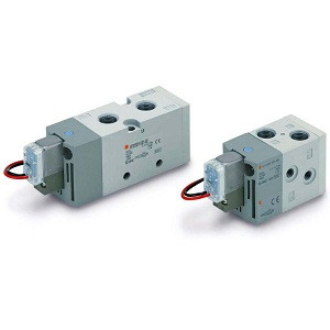 SMC VF1120Y-5HR1-01-F VF1000·3000 Series 5 Port Solenoid Valve Low Wattage Specification Body Ported/Base Mounted Single Unit