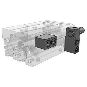 SMC MXS-BS20 MXS Series Air Slide Table, Stroke Adjuster (Accessory)