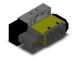 SMC VSR8-6-FG-S-2ZA02T 4/5 port solenoid valve valve, size 1, iso plug-in / sgl
