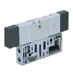 SMC VSR8-2-FHG-D-3VR-Q VSS8-2/VSR8-2/VSS8-4/VSR8-4 Series 5 Port Solenoid Valve Conforms To ISO 15407-2 Standard Plug-in Type Valve Type