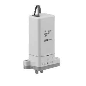 SMC LVM20R1-5A-Q LVM20/200 Series Direct Operated Rocker Type Compact Direct Operated 2/3 Port Solenoid Valve For Chemical Liquids Body Ported