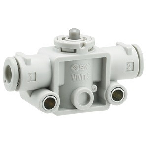 SMC VM121F-06-01S VM100F Series 2/3-Port Mechanical Valve With One-touch Fitting