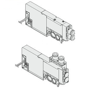 SMC SSQ1000-PR1-3-C6 Individual SUP/EXH Spacer For SQ1000 Series