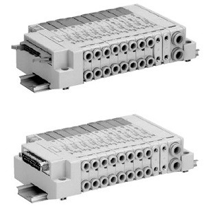 SMC SZ3160-5NLOZD-C4 SZ3000 Series 5 Port Solenoid Valves For Plug-in (Common For Both With And Without Power Supply Terminals)