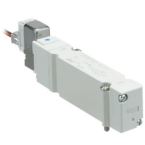 SMC JSY5140-5LZE JSY1000/3000/5000 Series Compact 5-Port Solenoid Valve Bottom Ported Non Plug-in Metal Base Valve Type