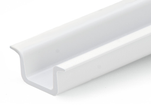 WAGO 210-509 Carrier Rail, Plastic, 35 x 15 mm, 2 m Length, Light Gray