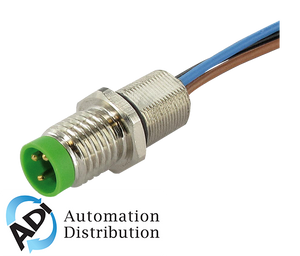 Murrelektronik 7000-08553-9700050 m8 male receptacle front mount incl. nut, wires pp 3x0,25 0,5m