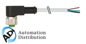 Murrelektronik 7000-12321-2130500 m12 female 90?? with cable, pvc 3x0.34 gy ul/csa 5m