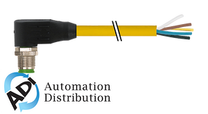 Murrelektronik 7700-12101-1500060 m12 male 90?? with cable, tpe 4x18awg ye ul/csa, itc/pltc 0.6m