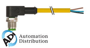 Murrelektronik 7000-12081-0130750 m12 male 90?? with cable, pvc 3x0.34 ye ul/csa 7.5m