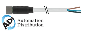 Murrelektronik 7004-08041-2100500 m8 female 0?? with cable v4a, pvc 3x0.25 gy ul/csa 5m