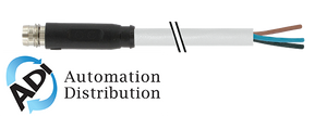 Murrelektronik 7000-08161-2100750 m8 male 0?? snap-in with cable, pvc 3x0.25 gy ul/csa 7.5m