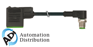 Murrelektronik 7000-40981-6160030 m12 male 90?? / msud valve plug form bi 11mm, pvc 3x0.75 black 0.3m
