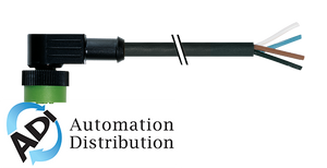 Murrelektronik 7050-12341-6140750 mq12 female 90?? with cable, pvc 4x0.34 bk ul/csa 7.5m
