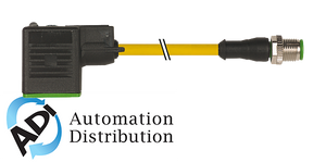 Murrelektronik 7000-88701-0130060 m8 male 0?? 3 pole / msud valve plug form a 18mm, pvc 3x0.34 yellow, ul/csa 0,6m