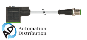 Murrelektronik 7000-40881-2160030 m12 male 0?? / msud valve plug form a 18mm, pvc 3x0.75 gray, 0.3m