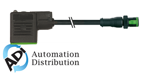 Murrelektronik 7050-40961-6160300 mq12 male 0?? / msud valve plug form bi 11mm, pvc 3x0.75 black 3m