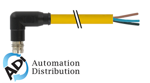 Murrelektronik 7000-08191-0210750 m8 male 90?? snap-in, pur 4x0.25 yellow, 7.5m
