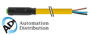 Murrelektronik 7000-08201-0500500 m8 female 0?? snap-in with cable, pur 3x0.25 ye ul/csa+robot+drag chain 5m