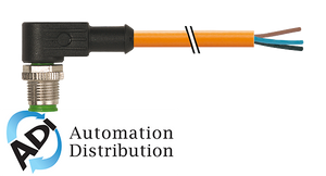 Murrelektronik 7000-12121-8520200 m12 male 90?? with cable, pur 4x0.34+1x0.5 or ul/csa+robot+drag ch. 2m