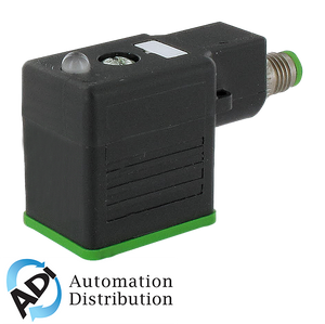 Murrelektronik 7000-88935-0000000 m8 adaptor on rear of msud valve plug form b 10 mm, led+suppression 24 v ac/dc