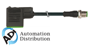 Murrelektronik 7000-40961-6360150 m12 male 0?? / msud valve plug form bi 11mm, pur 3x0.75 black ul/csa, drag ch 1.5m