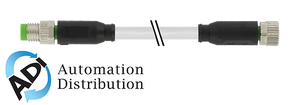Murrelektronik 7000-88011-2110500 m8 male 0?? / m8 female 0??, pvc 4x0.25 gy ul/csa 5m