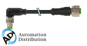 Murrelektronik 7000-88311-6210200 m8 male 90?? / m12 female 0??, pur 4x0.25 black 2m