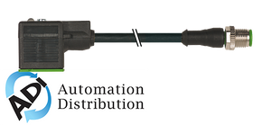 Murrelektronik 7000-40921-6150100 m12 male 0?? / msud valve plug form a 18mm, pvc 5x0.34 black 1m
