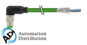 Murrelektronik 7000-08821-7910150 m8 male 90?? shielded with cable,ethercat, pur 1x4xawg26 shielded gn ul/csa+drag chain 1,5m