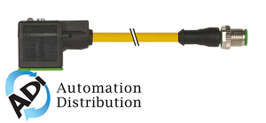 Murrelektronik 7000-40921-0550060 m12 male 0?? / msud valve plug form a 18mm, pur 5x0.34 yellow, robot, drag ch 0.6m