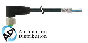 Murrelektronik 7000-13261-6410300 m12 female 90?? shielded, pur 4x0.34 shielded black ul/csa, drag ch 3m